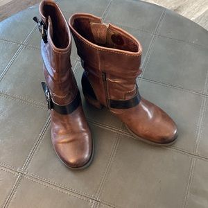 Pikolino Brown Leather Slouch Boots Size 6
